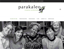 Tablet Screenshot of parakaleo.us